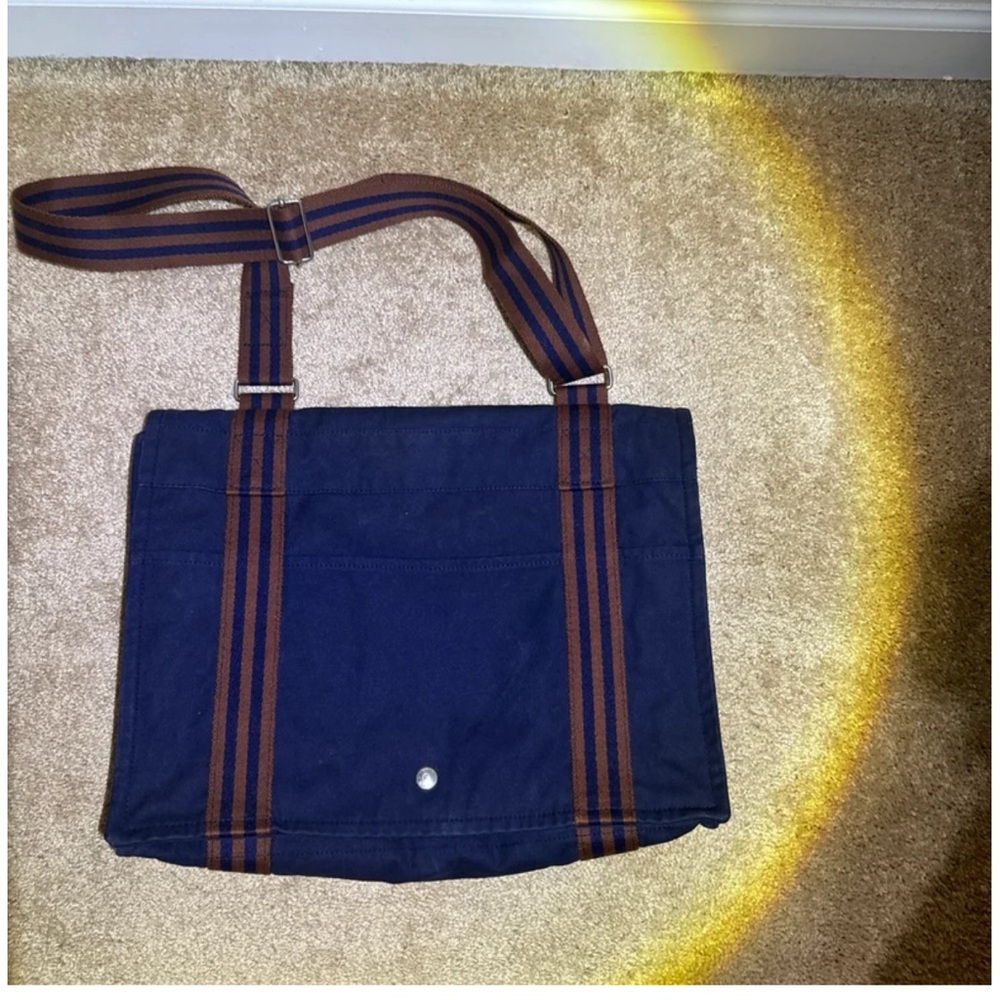 Authentic Hermes Canvas Unisex large messenger bag